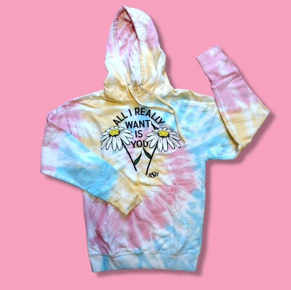 BSR BY SAMII RYAN All I Want Is You Tie Dye Hoodie - Picture 2 of 4